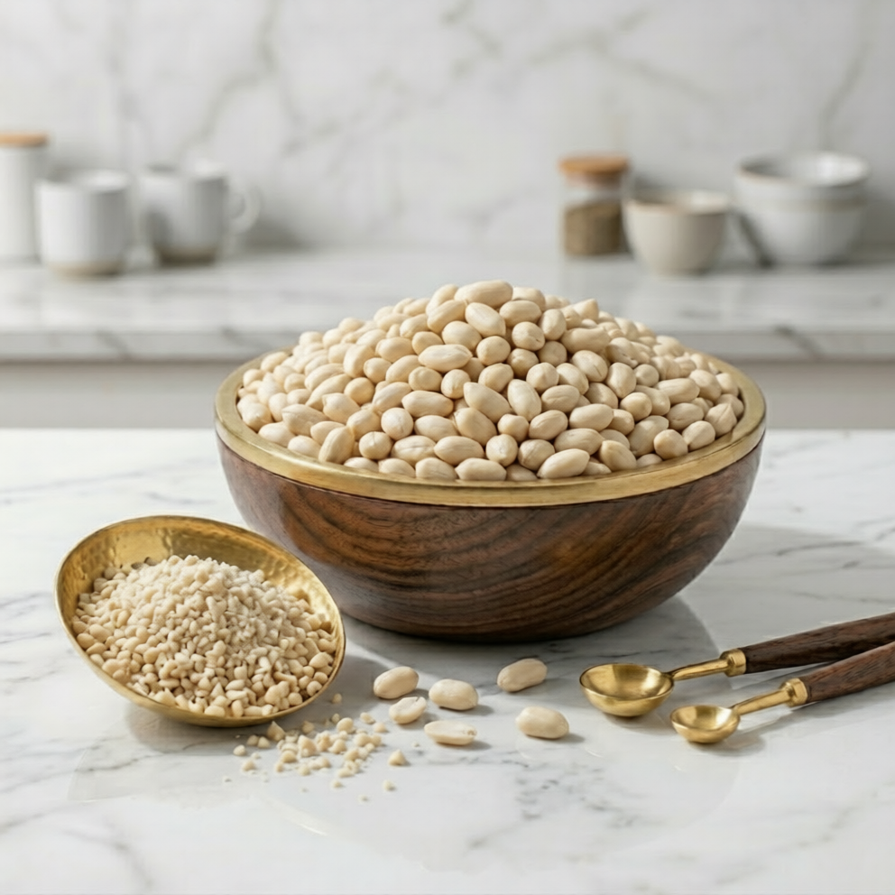 White peanutes